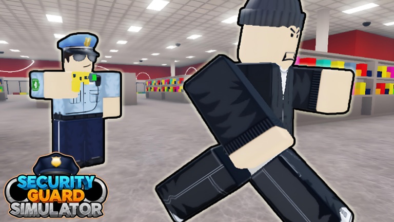 Roblox promotional thumbnail for Security Guard Simulator